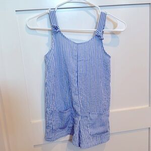 Art Class Girls Pinstripe Swim Cover Up, Size 7/8